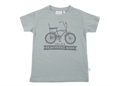 Wheat t-shirt Bike lead blue